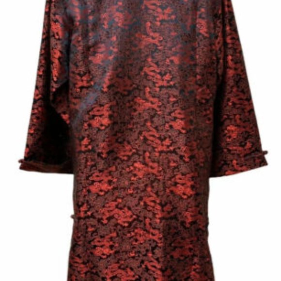 Made‎ Macau Asian Jacket Tunic Knot Buttons Dragon - Picture 2 of 10